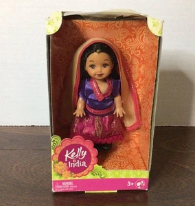 Kelly in India Barbie Doll in Purple/Red - 2008 Mattel - NEW/Sealed - Picture 1 of 5