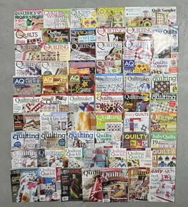 Quilt Magazine Huge Lot (61x) 2016-2022: AQ American Quilter & McCall’s Quilting - Picture 1 of 4