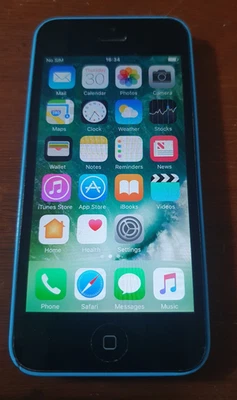 Apple iPhone 5c - 8GB - Blue (Unlocked) A1507 (GSM) - Image 1 of 4