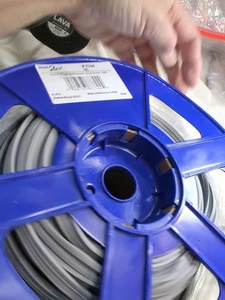 Canale per vetri in vinile P 7744 0,225 pollici Vetro da lavoro x 200 piedi grigio (1 rotolo)  - Foto 1 di 6