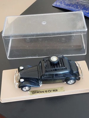 Citroën 15CV 6 1938 noire Solido échelle 1/43 dans sa boîte plastique  - Photo 1/4