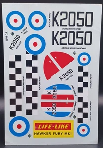 Life-Like | No. ? | 1:48 Hawker Fury Mk1 Decals - Picture 1 of 1