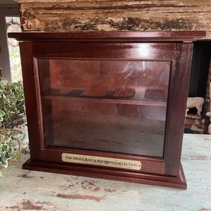 THE SMALL BATCH Kentucky BOURBON COLLECTION - 4 BOTTLE DISPLAY CABINET - Picture 1 of 6