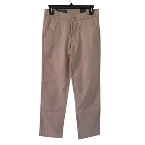 Nautica Youth Boy's Beige Regular Fit Flat Front Twill Pants Size 14R - Picture 1 of 3