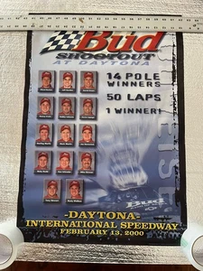 Bud Shoot Out Daytona International Speedway Racing Poster 2000 Anheuser Busch - Picture 1 of 5