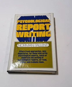 Psychological report writing - Hardcover, by Tallent Norman - 1976 (BS1S2) - Picture 1 of 16