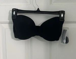 Natori Strapless Contour Underwire Bra Black Size 34D NWT - Picture 1 of 6