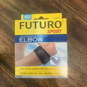 Futuro Sport Tennis Elbow Support One Size Black - Picture 1 of 5