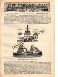 1877 Scientific American Supp October 20 - New Orleans Opera House Gra Staircase - Picture 1 of 1
