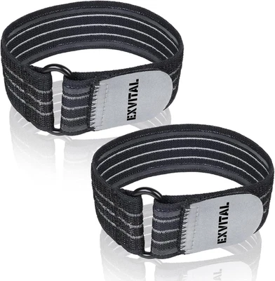 Correas para el tobillo, correas para botas de vaquero, bandas elásticas ajustables para botas con alta visibilidad Foto 1 de 4