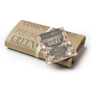 10x Paper Compostable Kitchen Caddy Bags - Burgon and Ball Liners - Picture 1 of 1