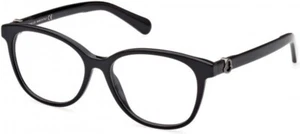 Moncler ML5167 001 Negro Redondo Plástico Óptico Gafas Marco 53-15-140 - Imagen 1 de 4