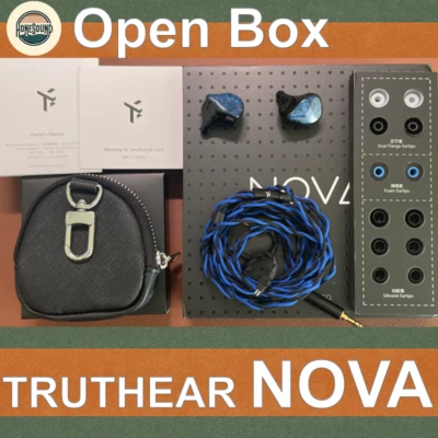 TRUTHEAR NOVA 1DD+4BA in-Ear Headphone，IEMS，Earbuds，Open Box, Fast Shipping，