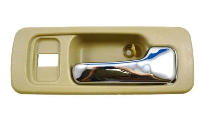 Interior Door Handle Chrome Beige Frt Right fits 1990 to 1993 Honda Accord Sedan - Image 1 of 2