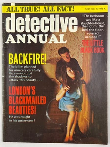 Detective Annual Magazine, No 13, October 1972, Vintage True Crime Stories, Pulp - Picture 1 of 4