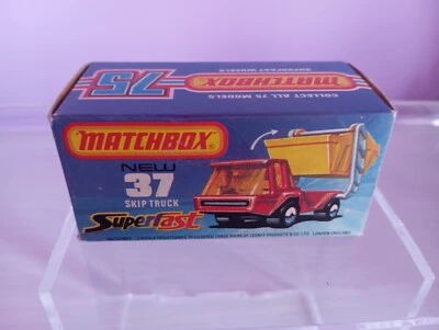 🔥🔥🔥Matchbox lesney Superfast 75 Skip Truck n.37 - 1978 🔥🔥🔥 - Immagine 1 di 4
