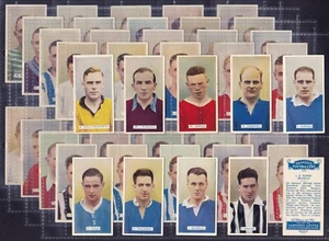Carreras FAMOUS FOOTBALLERS 1935 Set Of 48 Stanley Matthews Dixie Dean *Good/VG* - Picture 1 of 5