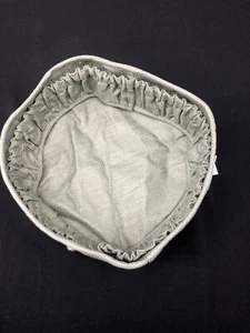 Longaberger 9" Cesta de mantenimiento redonda forro Saige 2343987 usado - Imagen 1 de 5