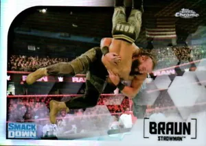 2020 Topps WWE Chrome Wrestling Card - Refractor #14 Braun Strowman - Picture 1 of 2