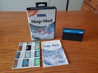 Slap Shot (Sega Master System Sms, 1990) Blue Label Manual Authentic Game Rare