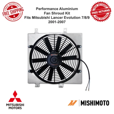Mishimoto Aluminum Fan Shroud Kit For 01-07 Mitsubishi Lancer Evo #MMFS-EVO-01 - Image 1 of 4
