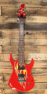 OLP Orange County Chopper- Hot Rod Flame Electric Guitar #R7489 - Picture 1 of 17