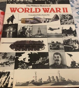 Die Militärgeschichte des Zweiten Weltkriegs Herausgeber Barrie Pitt, Vintage Buch - Bild 1 von 3