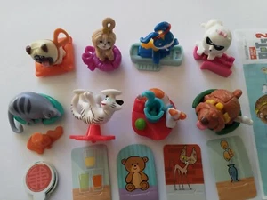 THE SECRET LIFE OF PETS 2 KINDER SURPRISE FIGURINES SET COLLECTIBLES MINIATURES - Picture 1 of 1