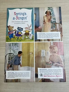 Klingel Telefonanlage Spring's A Ringin 1962 Vintage Printanzeige Life Magazin - Bild 1 von 1