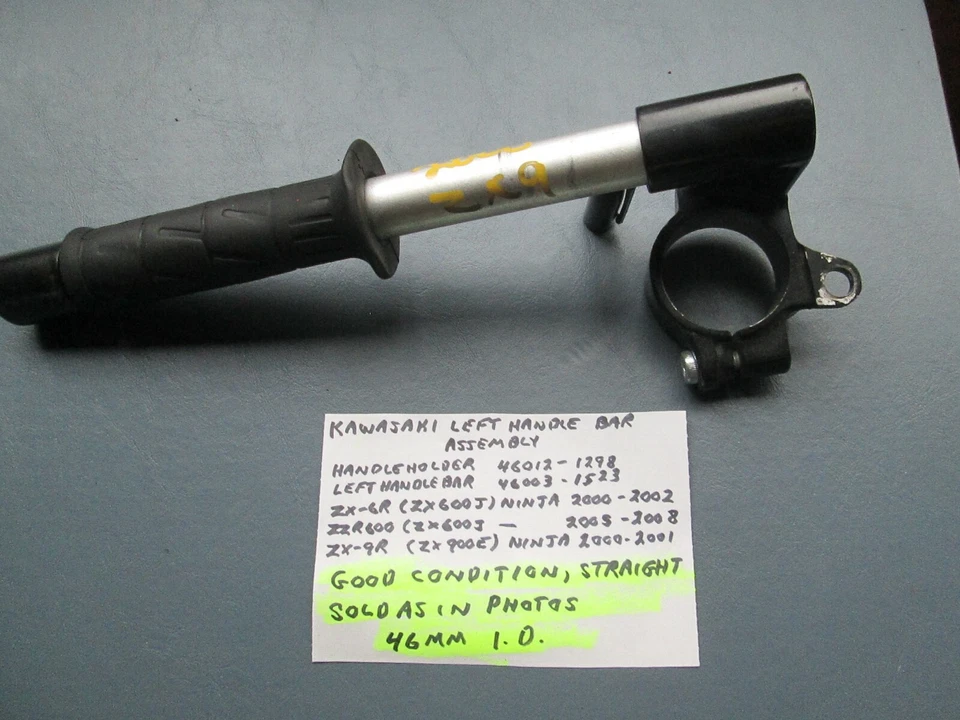  KAWASAKI ZX-6R ZX-9R (ZX900E NINJA) BARRA DE ALÇA ESQUERDA 46003-1523 46012-1298 - Imagem 1 de 4