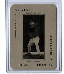 Curt Schilling 2005 Donruss Playoff Throwback Threads Polo Grounds 10/45 - Picture 1 of 2