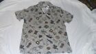 Reyn Spooner Disney Camp Shirt 33 Large Mickey Mouse Donald Duck   New With Tags