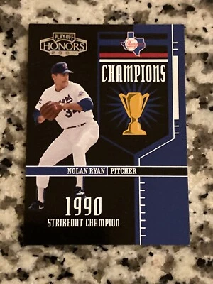 2004 Playoff Honors Champions #8 Nolan Ryan/1990 rangers! MK11 - Image 1 of 3
