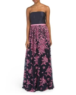 BRAND NEW DAVID MEISTER Strapless Gown - 14 - Imagem 1 de 4