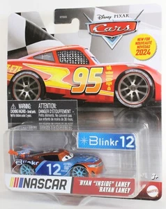 Disney Cars 2024 NASCAR Series Blinkr #12 Ryan "Inside" Laney - Imagen 1 de 2