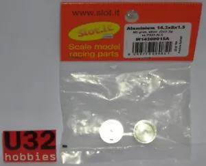 Slot.it W14308015A Cerchi 14.3x8x1.5mm Alluminio Alleggerita 2 Unità) - Picture 1 of 2