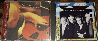 CSNY Crosby, Stills, Nash & Young - Looking Forward HDCD + American Dream CD - Bild 1 von 3