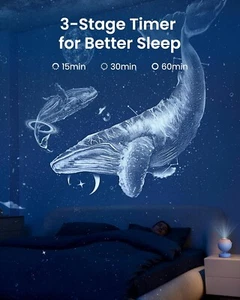 Galaxy Star Projector for Bedroom with Replaceable Optical Film Discs - Picture 1 of 9