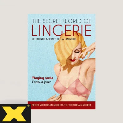 Cartas de baralho de lingerie (Christian Dior, pin-up, Victoria's Secret) por Piatnik - Imagem 1 de 2