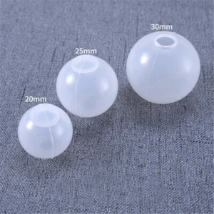 Pack of (x3) Silicone Casting Moulds For Round Balls DIY Art Craft Making Tool - Picture 1 of 5