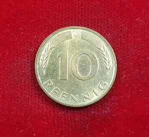 10 Deutsche Pfennig Bundesrepublik Deutschland 1996 J Münze Coin BRD - Picture 1 of 2