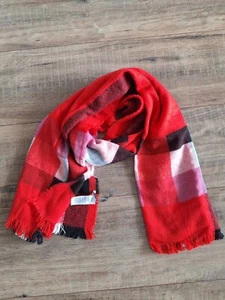 Damen Schal Stola Schultertuch Halstuch Von Only Rot Neu - Bild 1 von 4