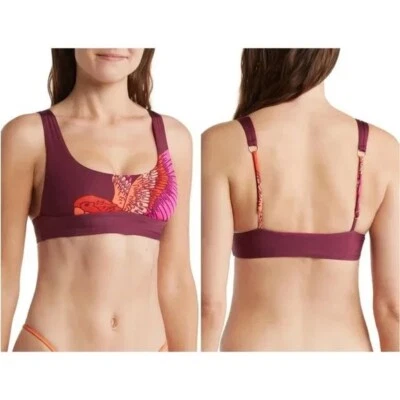 Top de bikini reversible MAAJI Vintage Grape Donna Splendour grande nuevo sin etiquetas Foto 1 de 4