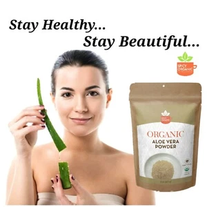 Aloe Vera Extract Powder, 16oz, USDA Organic, Gluten Free, Non-GMO, High Quality - Picture 1 of 7