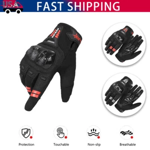 Guantes de dedo completo con pantalla táctil impermeables transpirables guantes de moto para montar - Imagen 1 de 13