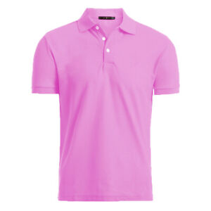 Men's Causal Cotton Polo Plain T Shirt Jersey Short Sleeve Sport Causal Golf