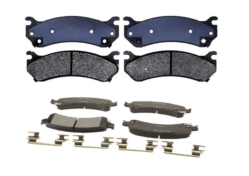 Juego de pastillas de freno delanteras y traseras ACDelco para Chevy Express GMC Savana 1500 Foto 1 de 1