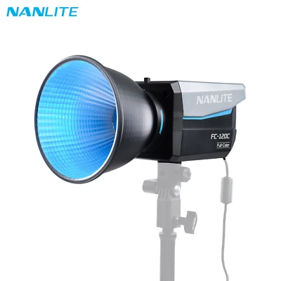Nanlite FC-120C RGB LED Video Light Studio Outdoor Light APP Control 2700K-7500K - Image 1 of 4