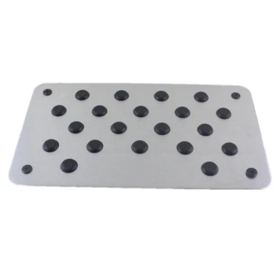 Alfombrilla de piso de coche reposapiés pedal cubierta antideslizante para accesorios interiores Foto 1 de 4