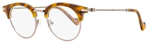 Moncler Oval Eyeglasses ML5020 053 Blonde Havana/Bronze 47mm 5020 - Picture 1 of 2